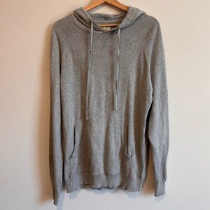 Bowen & Wright grey cotton hoodie